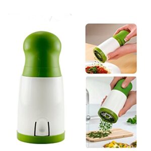 Herb Grinder, ELEOPTION Parsley chopper Herb Mill Grinder ,Spice Mill Parsley Shredder ,Creative Cooking Tools (Herb Grinder)