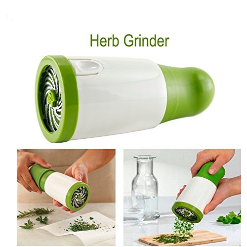 Herb Grinder, ELEOPTION Parsley chopper Herb Mill Grinder ,Spice Mill Parsley Shredder ,Creative Cooking Tools (Herb Grinder)