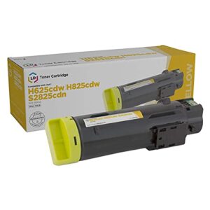 ld compatible toner cartridge replacement for dell 593-bboz 3p7c4 (yellow)
