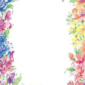 Great Papers! Bright Floral Letterhead, 80 Count, 8.5"x11" (2014333)