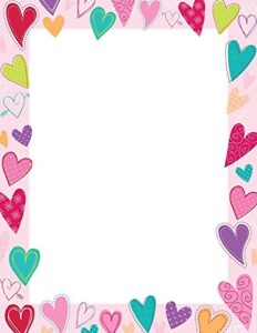 great papers! dancing hearts letterhead, 80 count, 8.5"x11" (2015017)