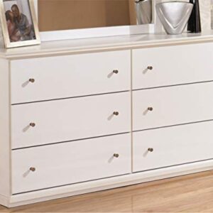 Signature Design by Ashley Bostwick Shoals Children's Traditional 6 Drawer Dresser, White