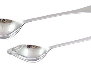 Zoie + Chloe Stainless Steel Saucier Drizzle Spoon with Tapered Spout - Set of 2