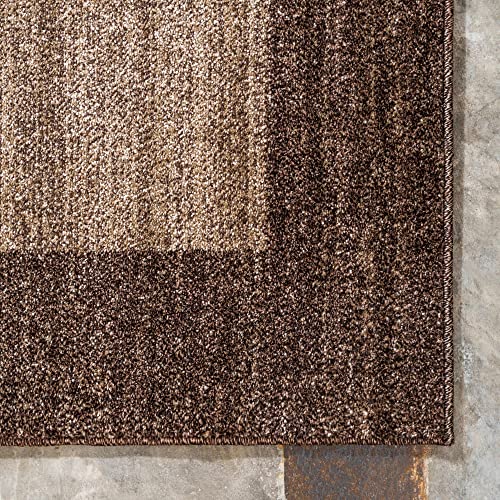 Unique Loom Del Mar Collection Area Rug - Abigail (2' 2" x 3' 1" Rectangle, Light Brown/ Beige)