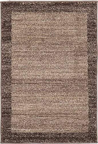 Unique Loom Del Mar Collection Area Rug - Abigail (2' 2" x 3' 1" Rectangle, Light Brown/ Beige)