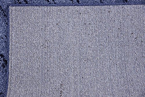 Unique Loom Del Mar Collection Area Rug - Jennifer (7' 10" x 10' Rectangle, Blue/ Navy Blue)