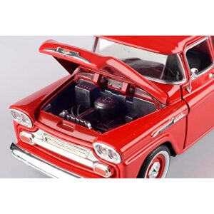 Motor Max 1:24 W/B American Classics 1958 Chevrolet Apache Fleet Side Pickup Diecast Truck