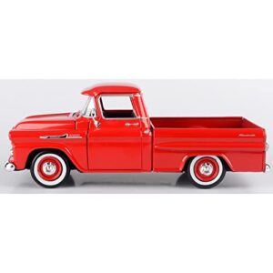 Motor Max 1:24 W/B American Classics 1958 Chevrolet Apache Fleet Side Pickup Diecast Truck