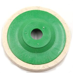 Driak 10 Pcs 4" 100mm Round Grinding Wool Pad Angle Grinder Polishing Wheel Auto Buffer Polishing Machine Buffing Pads Wool Buffing Pad Felt Polishing Wheel