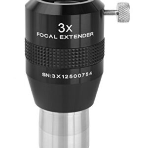 Explore Scientific Focal Extender Barlow Lens to Increase Focal Length for Telescopes