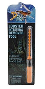 d vein lobster deveiner - simple to use lobster cleaner tool - perfect for divers and lobster lovers to use with lobster crackers, lobster picks and lobster kits