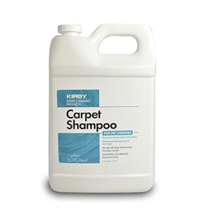 kirby 237507 1gal. regular shampoo pet stain & odor remover-carpet & rug shampoo & odor eliminator, smell neutralizer solution & detergent-dog & cat urine cleaner, 3.785 liters, size 1 , white