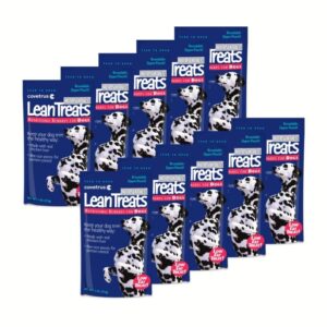 covetrus nutrisential lean treats for dogs - soft dog treats for small, medium & large dogs - nutritional low fat bite size k9 treats - chicken flavor - 10 pack - 4oz