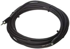roland black series headphone extension cable, 3.5mm trs male to female, 25-feet