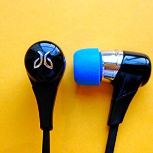 12pcs (BLMF-B)- S/M/L Premium Memory Foam and Round Replacement Eartips Earbuds Set Compatible with Jaybird Bluebuds X Earphones Headphones