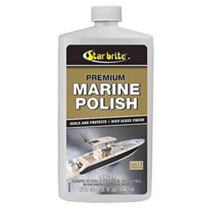 STAR BRITE 2 Pack Premium Marine Polish w/PTEF Fiberglass Metal Paint 85732