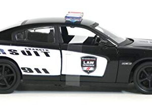 New Ray Dodge Charger Pursuit Diecast Police Car 1/24 Scale