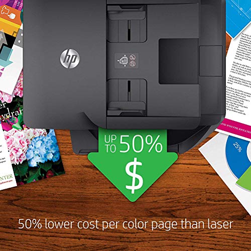 HP OfficeJet Pro 6968,Color All-in-One Wireless Printer, HP Instant Ink or Amazon Dash replenishment ready (T0F28A)