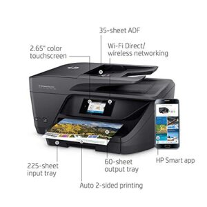 HP OfficeJet Pro 6968,Color All-in-One Wireless Printer, HP Instant Ink or Amazon Dash replenishment ready (T0F28A)