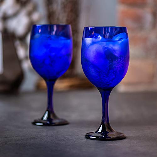 Libbey Premiere Cobalt Wine Glasses, 11.5-ounce, Set of 12