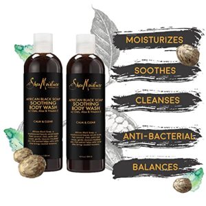 SheaMoisture African Black Soap Body Wash | 13 oz | Pack of 2