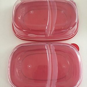 Divided Food Storage Containers Set Of 2 Betty Crocker Easy Seal