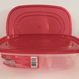 Divided Food Storage Containers Set Of 2 Betty Crocker Easy Seal