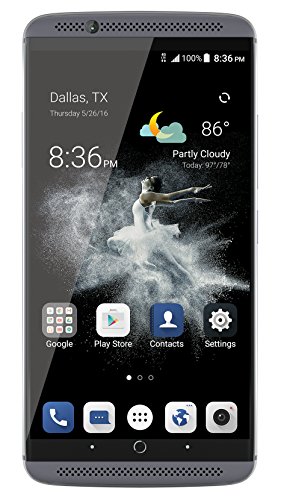 ZTE Axon 7 Unlocked smartphone,64GB ROM 4GB RAM, US Warranty (Grey)