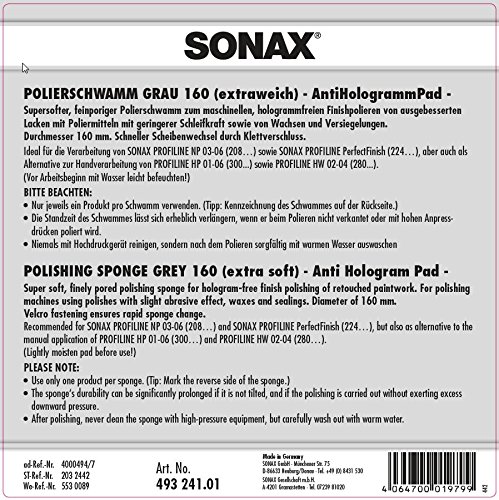 Sonax 1837606 Maching Polishing Sponge