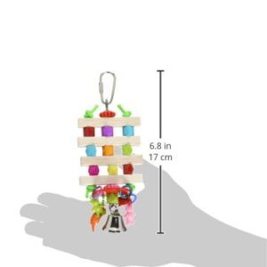 Super Bird Creations SB891 Balsa Bling Bird Toy, Small Bird Size, 7" x 2.5"