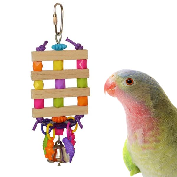 Super Bird Creations SB891 Balsa Bling Bird Toy, Small Bird Size, 7" x 2.5"