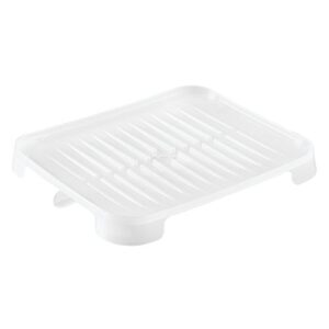 idesign dish drain board interdesign swivel spout for kitchen sink-frost