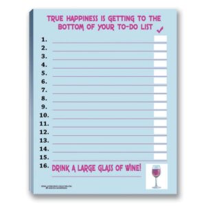 Stonehouse Collection Funny To Do Lists Note Pad Assorted Pack | 4 Funny ToDo List Pads | USA Made