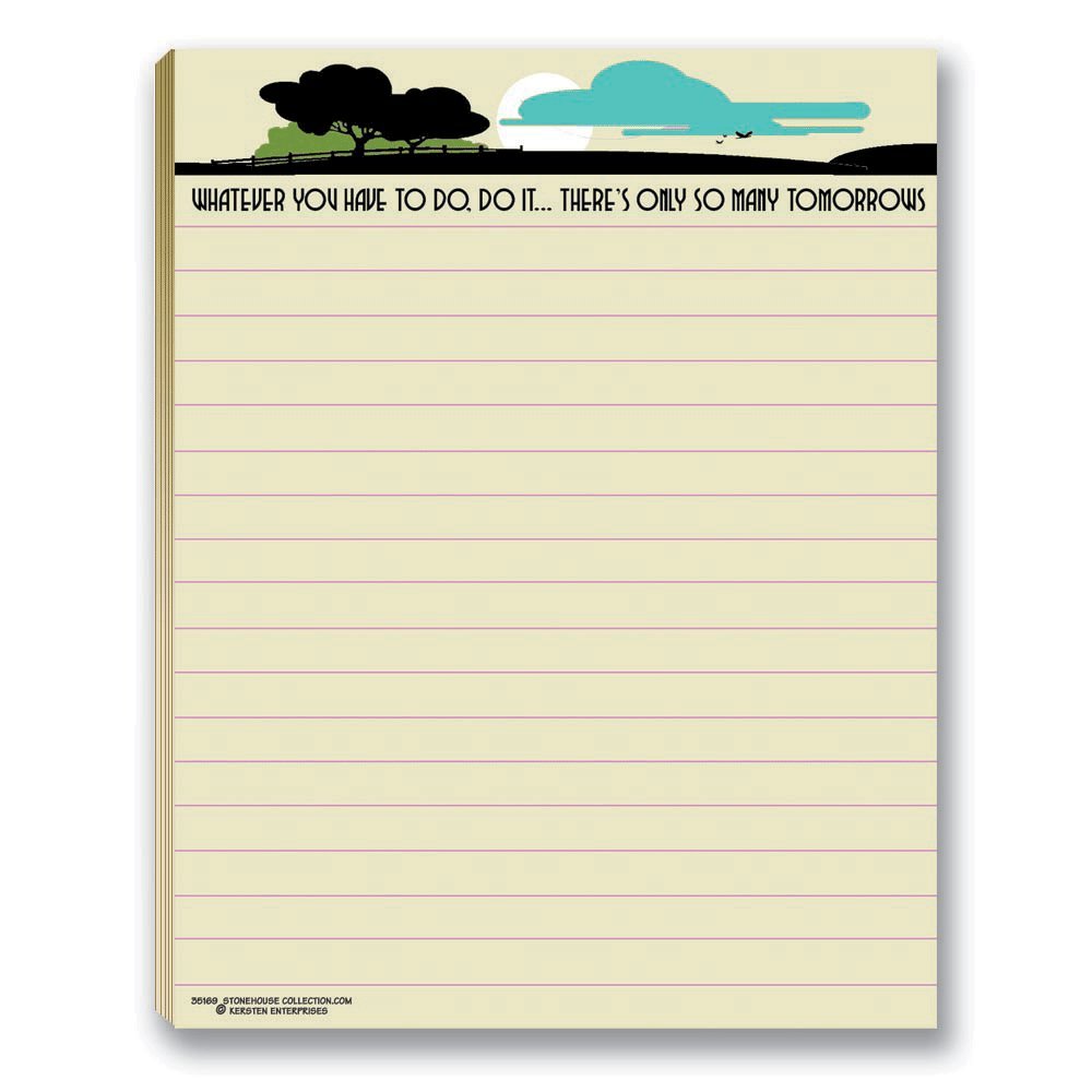 Stonehouse Collection Funny To Do Lists Note Pad Assorted Pack | 4 Funny ToDo List Pads | USA Made