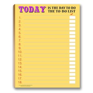 Stonehouse Collection Funny To Do Lists Note Pad Assorted Pack | 4 Funny ToDo List Pads | USA Made