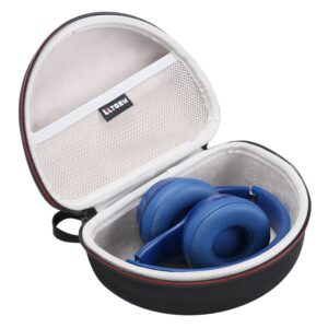ltgem case for beats solo 2 / beats solo 3 / beats studio 3 headphones, hard storage travel protective carrying bag, grey