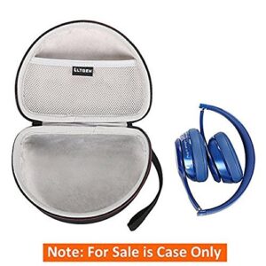 LTGEM Case for Beats Solo 2 / Beats Solo 3 / Beats Studio 3 Headphones, Hard Storage Travel Protective Carrying Bag, Grey