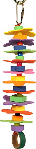 A&E Cage Company 001440 Happy Beaks Flower Power Toy Multicolored