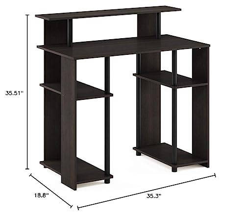 Furinno JAYA Simple Design Computer Writing Desk, Walnut