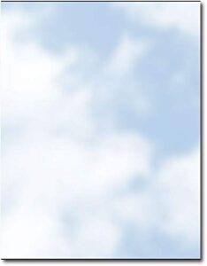 soft clouds stationery - 80 sheets