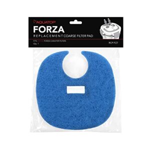 aquatop replacement coarse blue filter pad – fits forza fz7 uv canister filters, aquarium filter refills, keeps water crystal clear, fish filter cartridge for dirt & debris