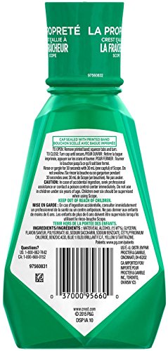 Crest Classic Mouthwash Original Formula, 250 ml