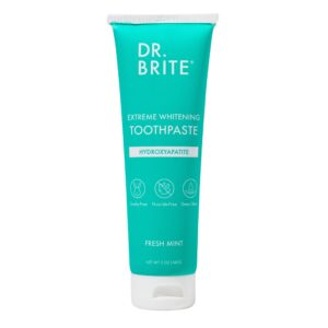 dr. brite mint natural whitening toothpaste with activated coconut charcoal and vit c, mint, 5 ounce (trtaz11a)