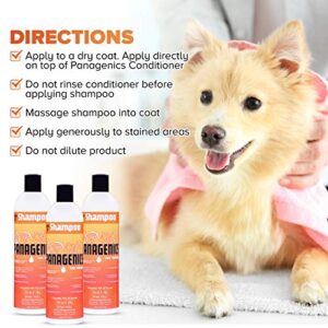 Panagenics | Pet Shampoo - Safe for ALL animals, Unscented, Contains Citrus and Aloe Active Ingredients - 16 ounce bottle