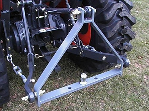 3 Point Farm Tractor Rear Drawbar Hitch - CAT-1N -19" Wide