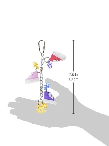 Super Bird Creations SB903 Baby Steps Bird Toy, Small Bird Size, 6.5" x 2"