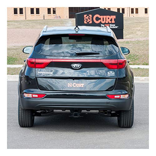 CURT 13281 Class 3 Trailer Hitch, 2-Inch Receiver, Compatible with Select Kia Sportage , Black