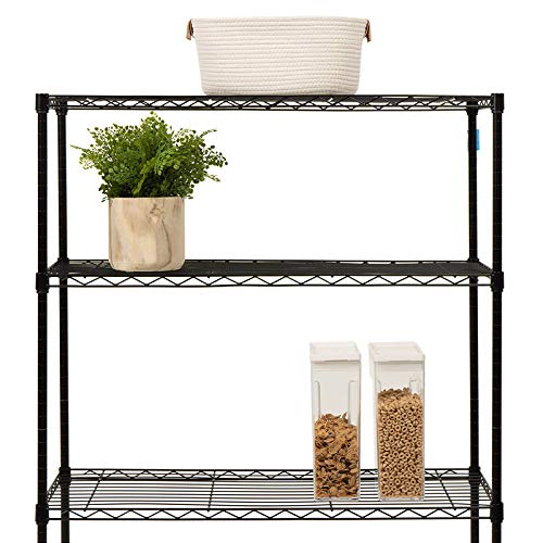 14x36x54 Inch 4-Shelf Storage Shelves Heavy Duty Shelving Unit for Kitchen Metal Shelves Garage Organizer Wire Rack Shelving Storage Unit Shelf Adjustable Utility NSF Certification Commercial