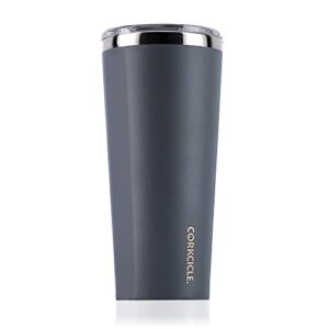 corkcicle tumbler-waterman collection-triple insulated stainless steel travel mug, 24 oz, waterman grey