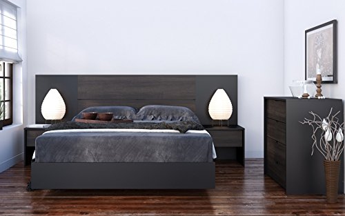 Nexera Platform Bed, Full, Black